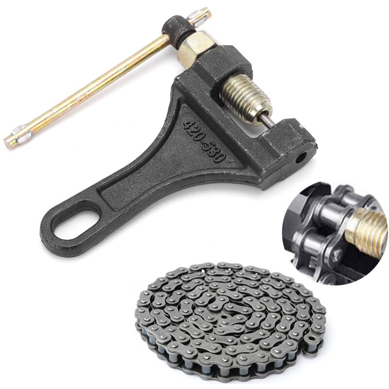 Ej.life - Fahrrad-Kettenwerkzeug, Fahrrad-Ketten-Entferner-Werkzeug Fahrrad-Kettentrenner, Fahrrad-Ketten-Splitter-Niet-Werkzeug für Motorräder,