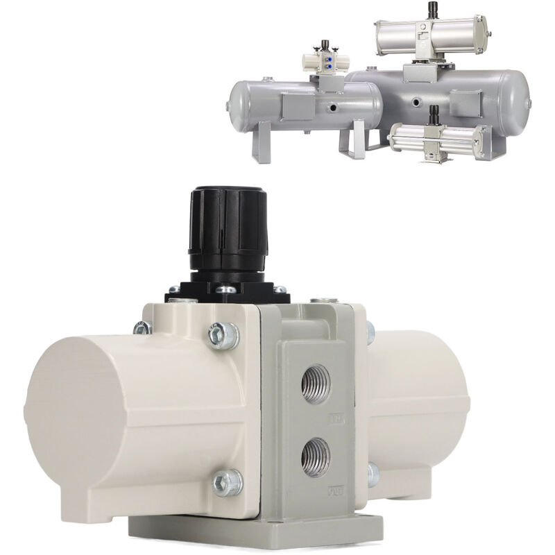 Ej.life - Gas-Booster-Pumpe, SMC-Typ Einstellbare Stabile Druckerhöhungs-Luft-Booster-Pumpe für den Industriellen Einsatz