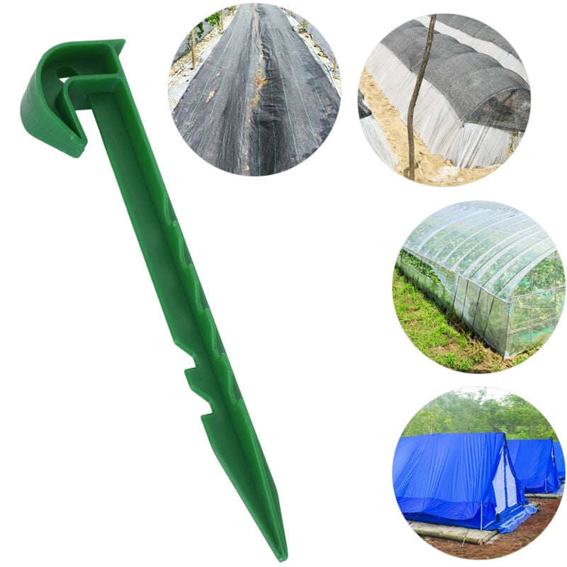 Ej.life - Kunststoff Heringe, Zeltheringe Stark, 10 Stück Heringe Erdnägel für Zelt Vorzelt zur Befestigung des Unkrautgewebes