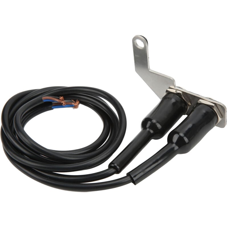 Ej.life - LED-Motorrad-Lenkerschalter, Scheinwerfer, Nebelscheinwerfer, EIN-AUS-Taste mit Halterung, Edelstahl, für Elektrofahrrad, blau, linke Hand