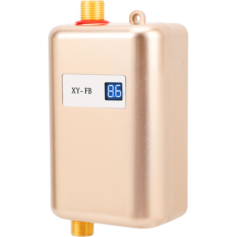 Mulcort Durchlauferhitzer, 220 v, 3800 w, Mini-elektrischer Durchlauferhitzer, Badezimmer, Küche, Spülen mit LCD-Display für Dusche, Badezimmer,