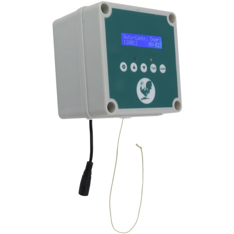 Naroote Motor-Set für Hühnerstall, elektrisch, LED-Display, HD-Display, automatische Steuerung für Hühnerstall, mit Fernbedienung für zu Hause