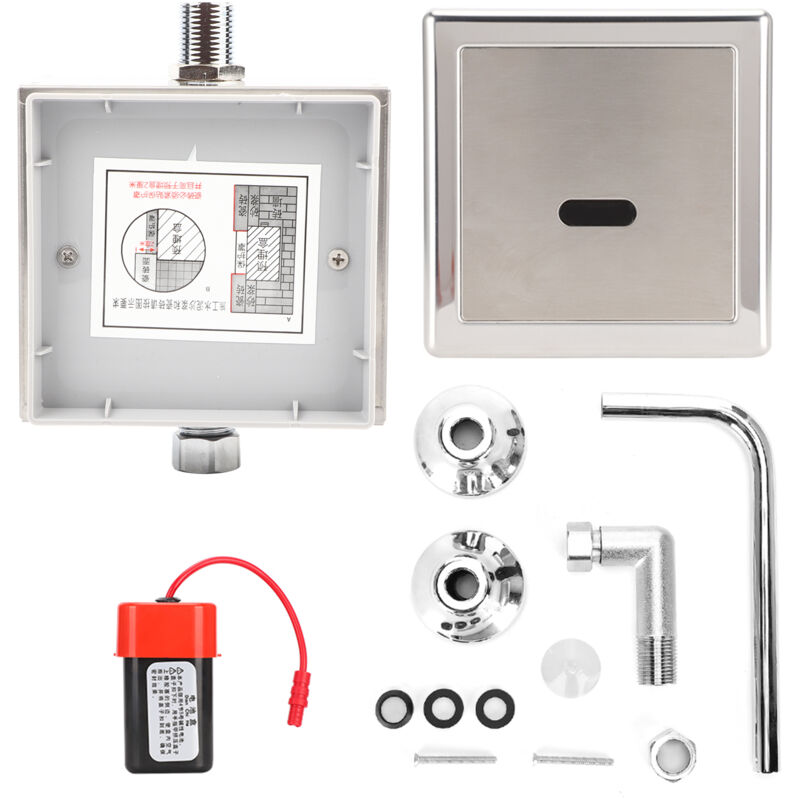 Ej.life - Sensor Urinal Automatische Hochfester, Eingebetteter, Haltbarer Infrarot Urinalspüler, Kupfermaterial Sensor Urinal, Für Hotelrestaurant