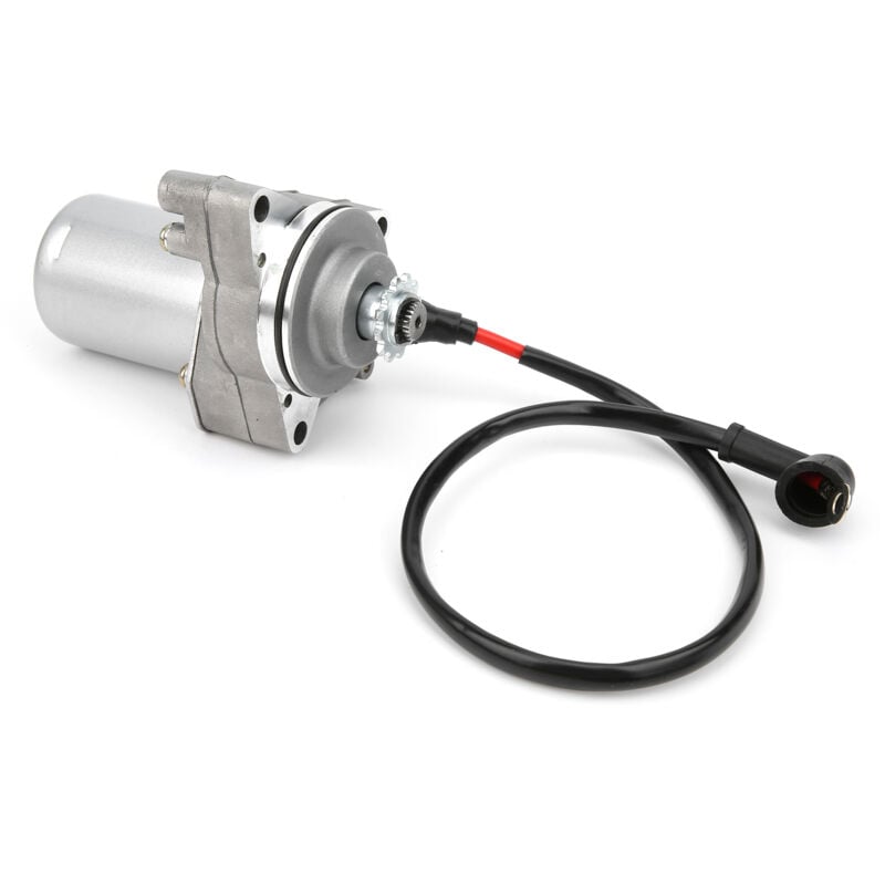 Ej.life - Startermotor für Quad-Bikeengine, 3-Bolzen-Startermotor Top Mount 12T Starter Passend für pit Quad Dirt Bike atv 90cc 110cc 125cc