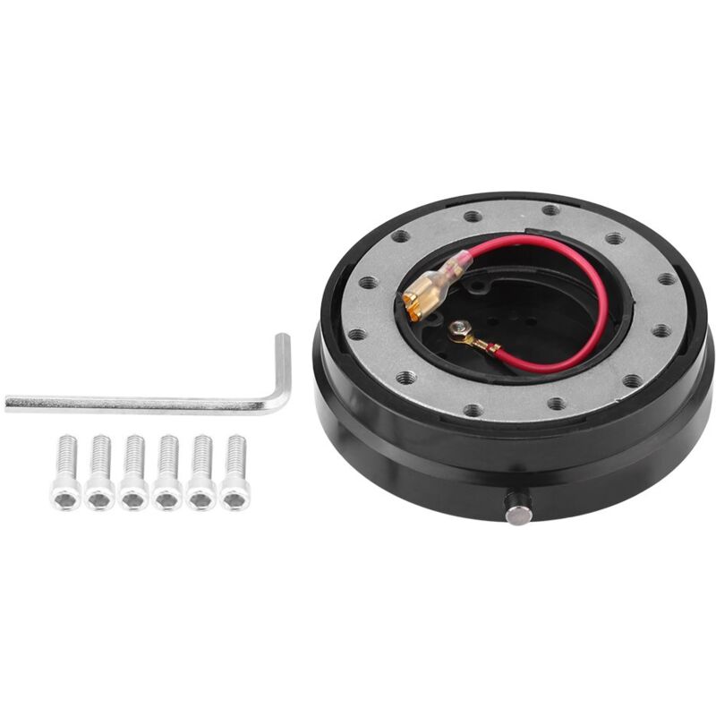 Ej.life - Universal Lenkrad Schnellspanner Hub Adapter Boss Kit(schwarz)