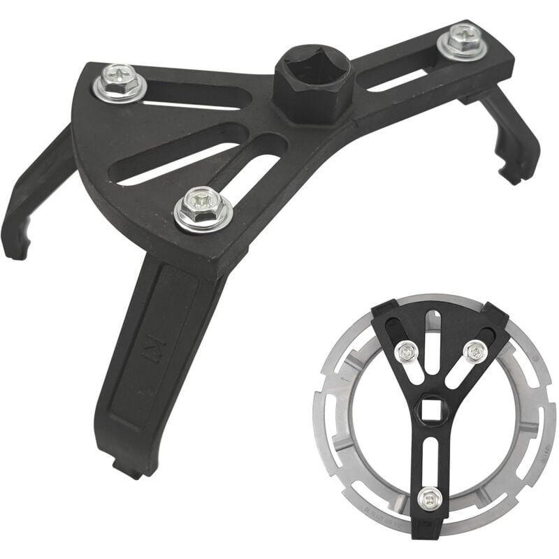 Ej.Life Universal-Werkzeug zum Entfernen der Kraftstoffpumpe, verstellbares Werkzeug zum Arretieren der Kraftstoffpumpe, Sicherungsring für den