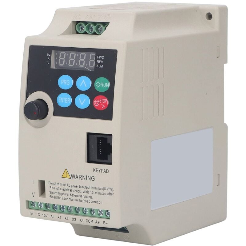 Ej.life - Wechselrichter-Konverter, 0,55 kw, Frequenzumrichter, 2 ph, 220 v Eingang, 3 ph, 0-220 v Ausgang, Wechselrichter-Frequenzumrichter für