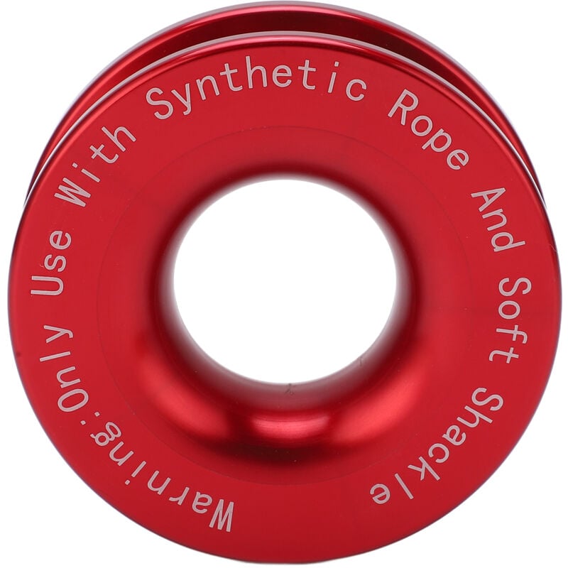 Ej.life - Windenschnapp-Bergungsring 41000 lbs Bruchfestigkeit für 7/16 Zoll 1/2 Zoll weiche Schäkel mit 3/16 Zoll 1/4 Zoll 3/8 Zoll Seilen Rot