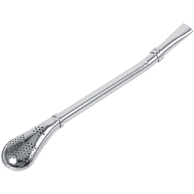 Ej.life - Yerba Mate Trinkhalm, Edelstahl Yerba Mate Teekürbis Bombilla Strohhalme, für Yerba Mate Bombillas Strohhalm, Silber