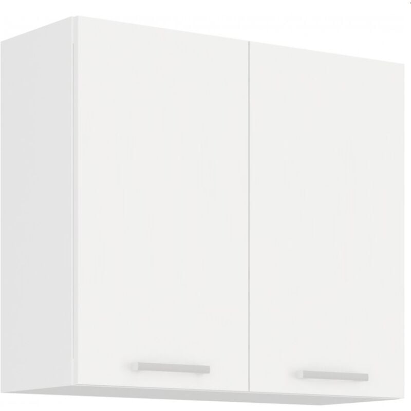 Küchen Preisbombe - eko White Hängeschrank 80 Weiss matt Küchenzeile Küchenblock Küche Einbauküche