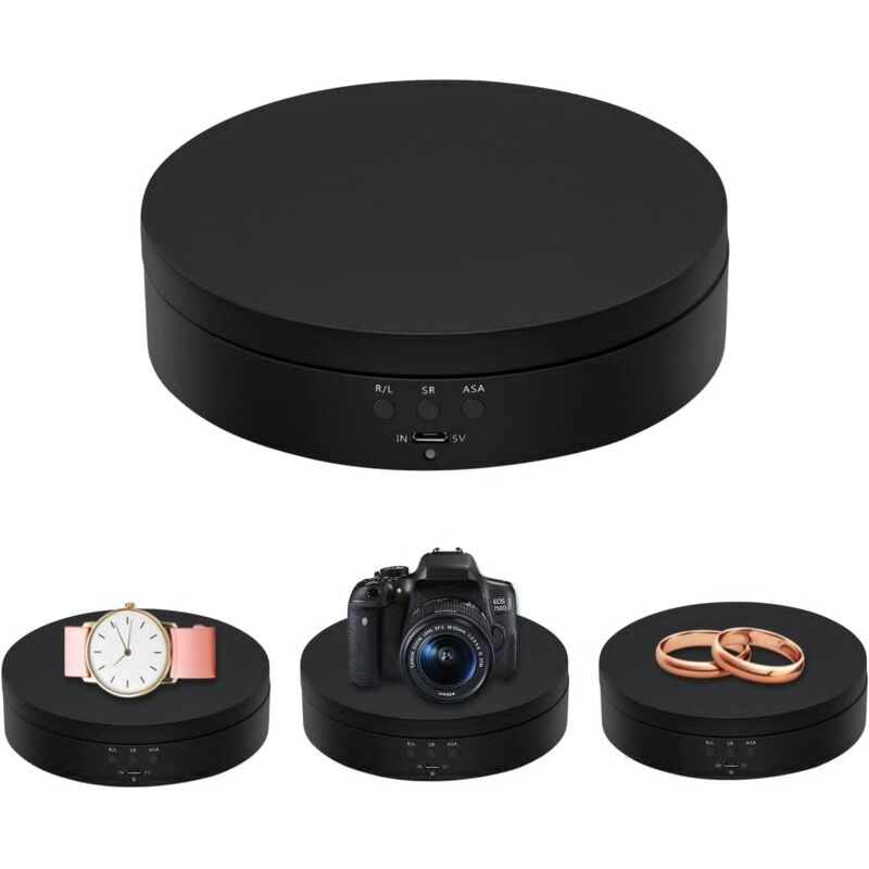 Elektrisch drehbarer 360-Grad-Stativ für Foto- und Videoaufnahmen auf professionellen Schmuck- und Uhrenausstellungen