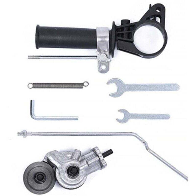 Elektrische Blechschere für Akkuschrauber, XU, Handbohrmaschinen-Blechknibbelgerät, Aufsatz zum Schneiden von Eisen, Weißblech, Stahl, Kupfer und