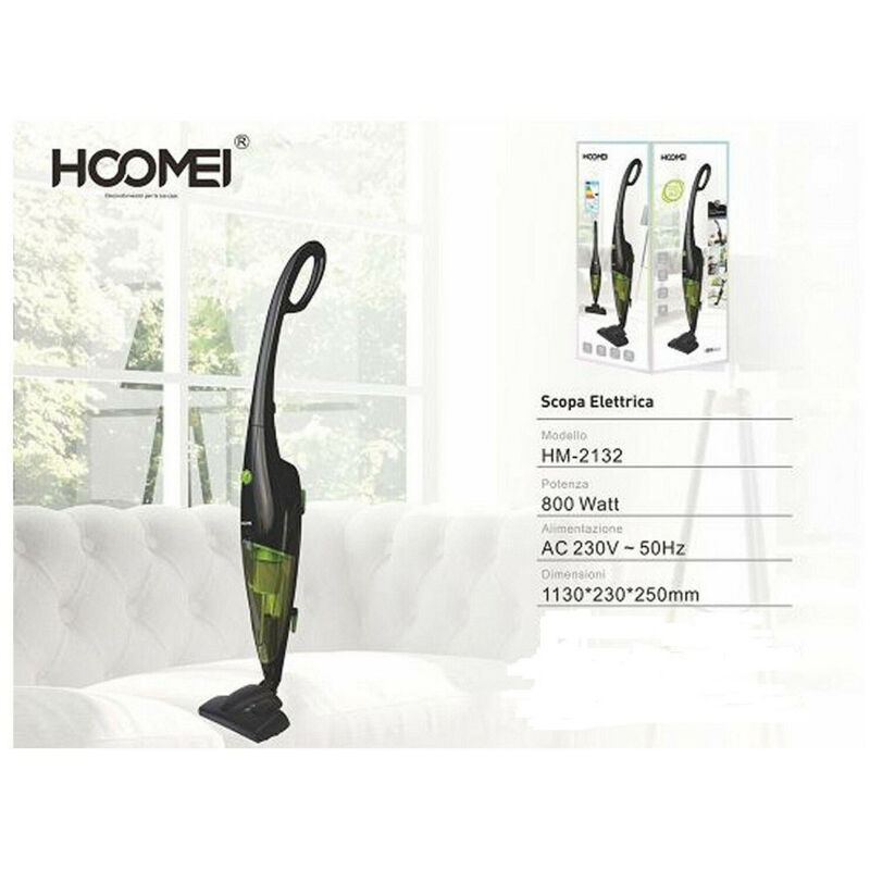 Trade Shop - staubsauger elektrischer besen 800W kompakt abnehmbarer behälter ohne beutel -