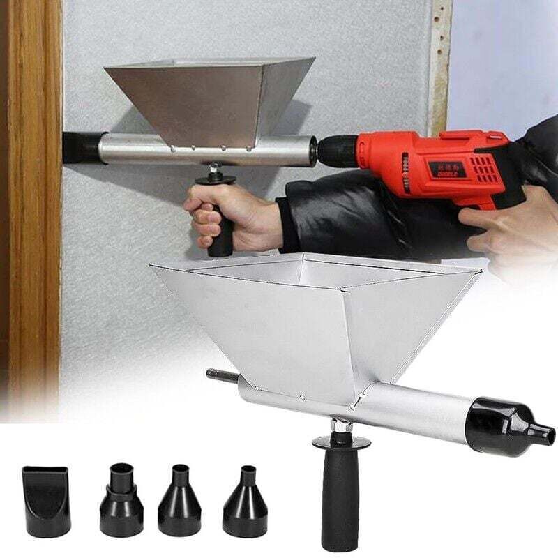 Elektrische Fugenpistole für Mörtel, tragbare elektrische Fugenpistole mit 4 Düsen, elektrische Zementpistole, ohne elektrische Bohrmaschine