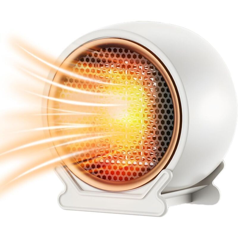 Elektrische Heizung, 1200 W PTC-Heizgerät, tragbare elektrische Heizung, schnelles Aufheizen in 2 Sekunden, geringer Stromverbrauch