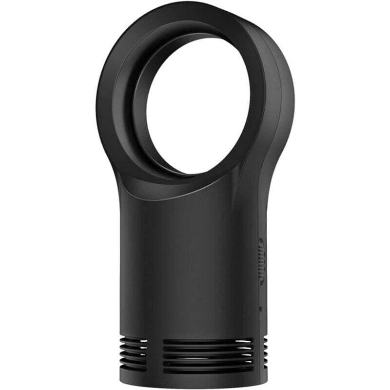 Elektrische Heizung Mini Tragbare blattlose elektrische Heizung, persönliche Raumheizung, für Zuhause, Büro, Schlafzimmer(Schwarz)