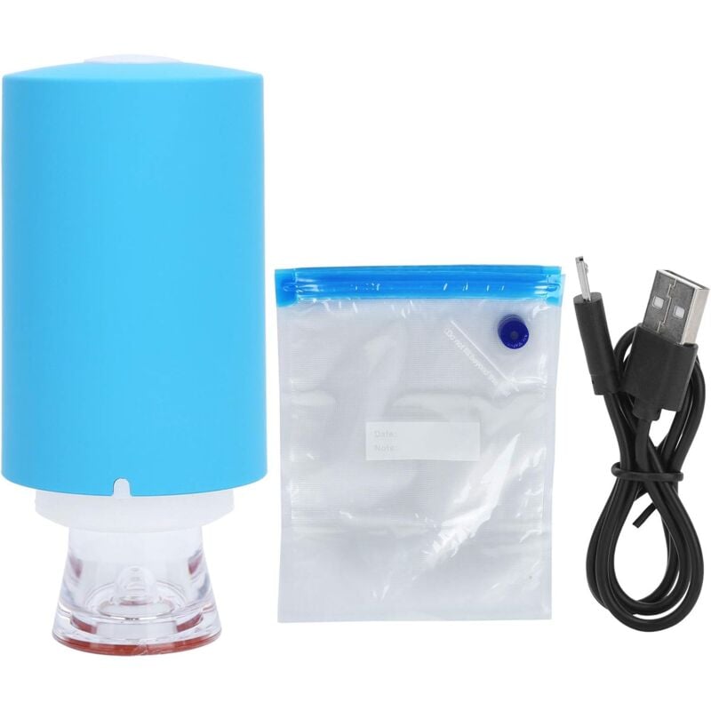 Elektrische tragbare Vakuumierpumpe, wiederaufladbar über usb, zum Aufbewahren von Lebensmitteln zu Hause, zum Trocknen von Kleidung