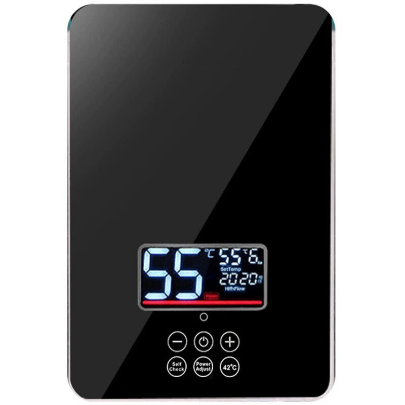 Elektrischer Durchlauferhitzer, 6000 w, 220 v, mit Duschkopf und Schlauch, LED-Touchscreen, einstellbare Temperatur, geeignet für Badezimmer und