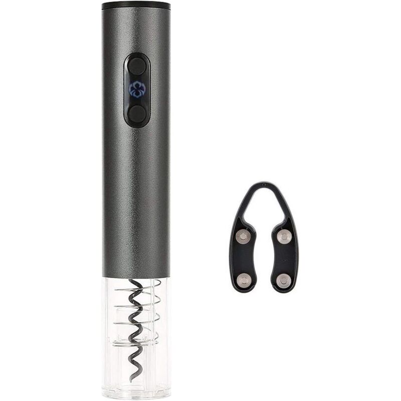 Elektrischer Flaschenöffner, Elektrischer Korkenzieher, Automatischer Flaschenöffner, Weinöffner-Set mit automatischem Korkenzieher und