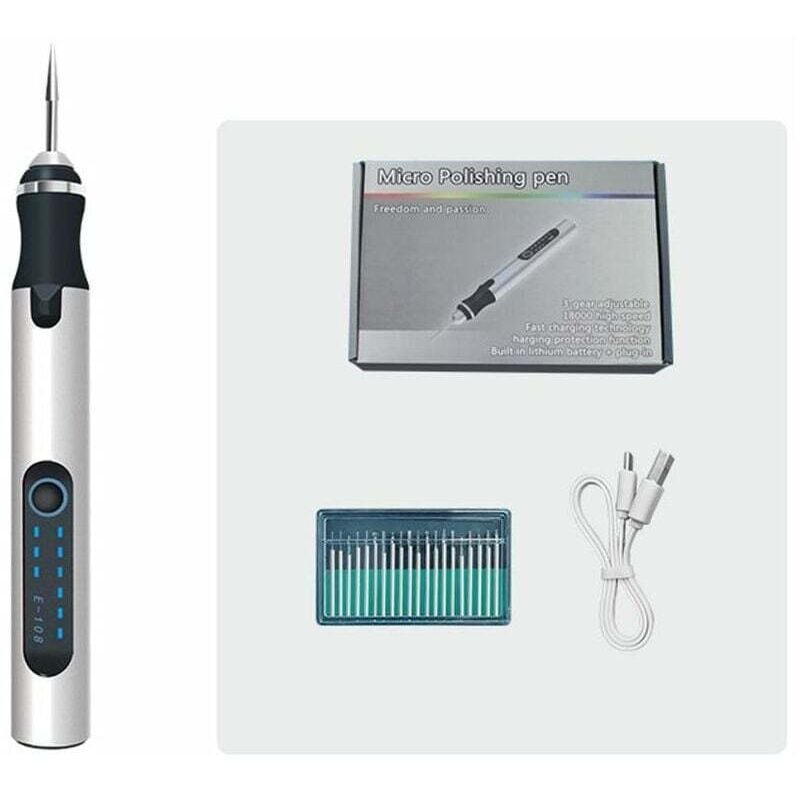 Elektrischer Gravierstift, Gravierschnitzwerkzeug, Mini-DIY-Gravierwerkzeug, Für Heimwerkerbedarf, Schreibwaren, Schule, Schmuck, Metall, Glas,