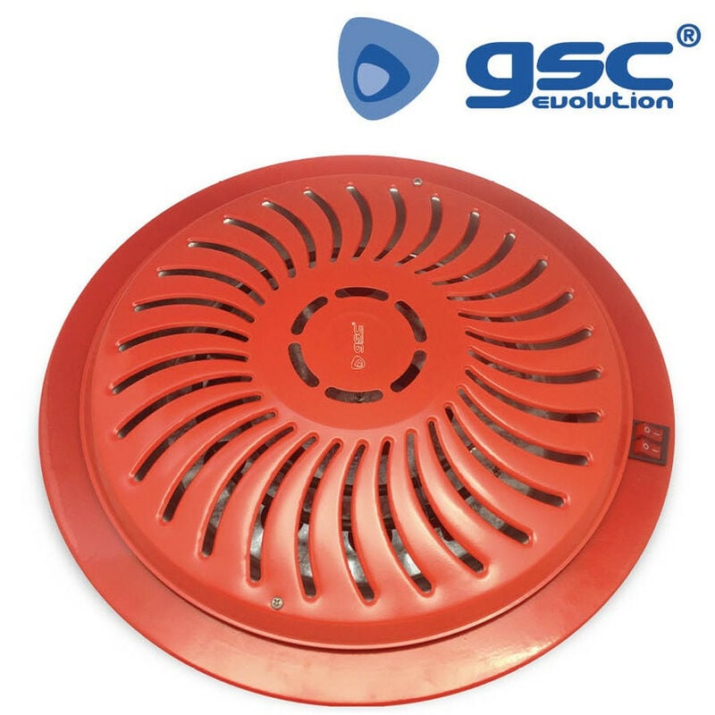 GSC - Elektrogrill Rot Max. 900w 3 Wärmestufen 005100758