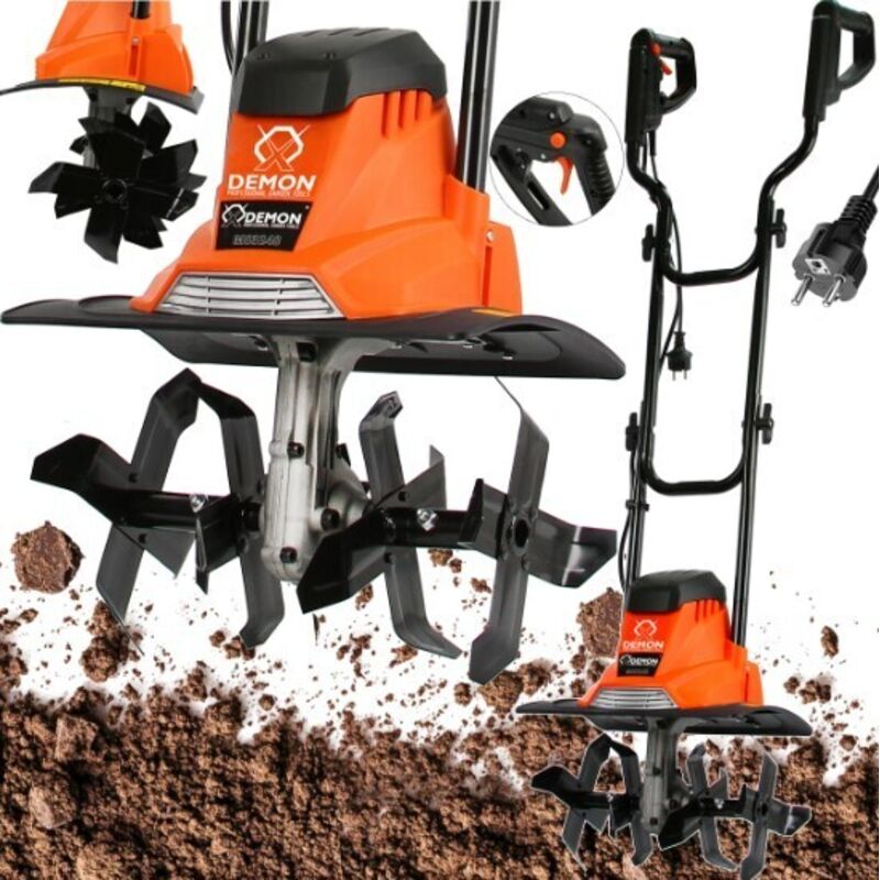 Elektro Motorhacke 1500W Arbeitsbreite 360 mm Bodenhacke Bodenfräse Selbstantrieb Gartenfräse Kultivator