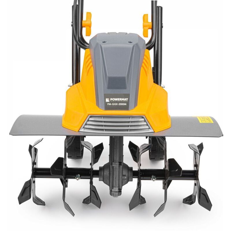 Elektro Motorhacke 2000W Arbeitsbreite 450 mm Bodenhacke Bodenfräse Selbstantrieb Gartenfräse Kultivator