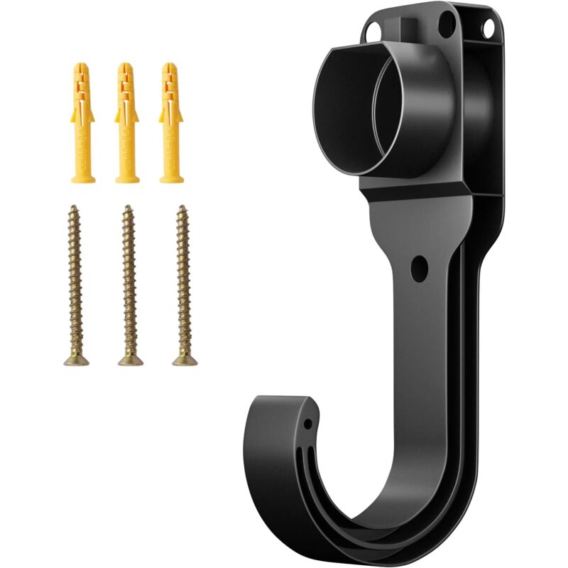 Elektroauto-Kabelhalter, EU-Standard-Wandhalterung für Elektroauto-Ladekabel, langlebige WallBox Typ 2-Wandhalterung für Kabel mit starken Schrauben