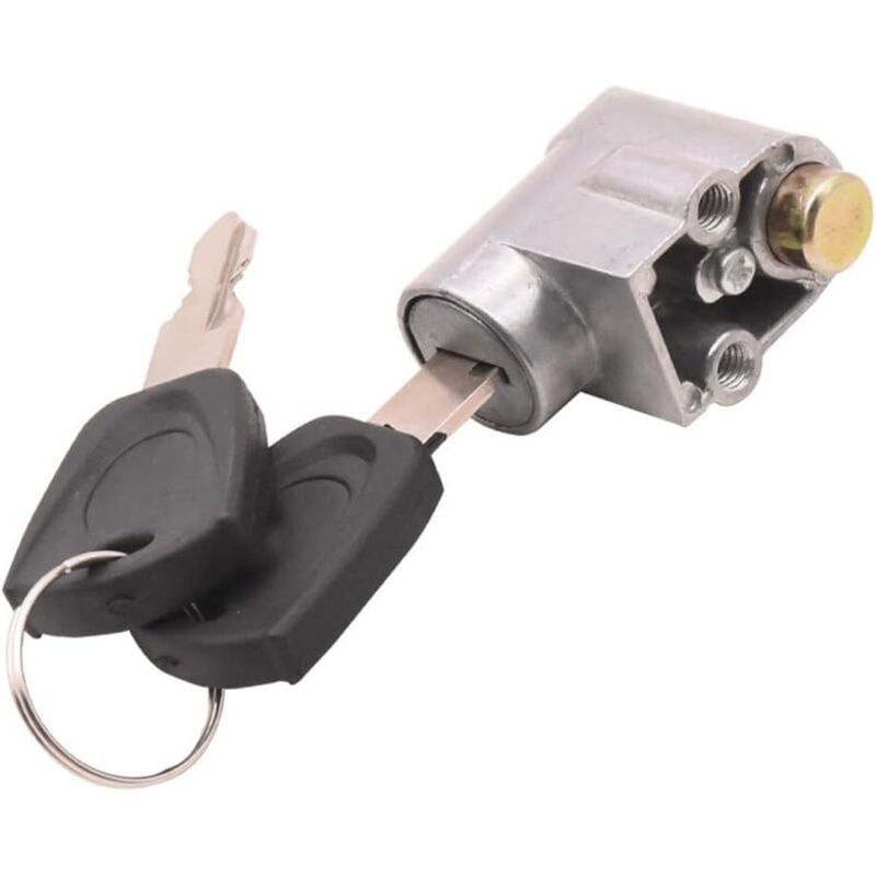 Elektrofahrrad-Akkuschloss, verzinktes Gehäuse, Schlüssel inklusive (Typ A)