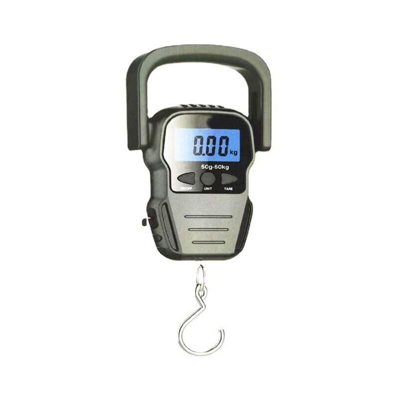 Elektronische Gepäckwaage/Gepäckwaage/Kofferwaage mit hintergrundbeleuchtetem lcd für Reisen, Angeln und Bogenschießen, wasserdichte Tasche, Maßband,