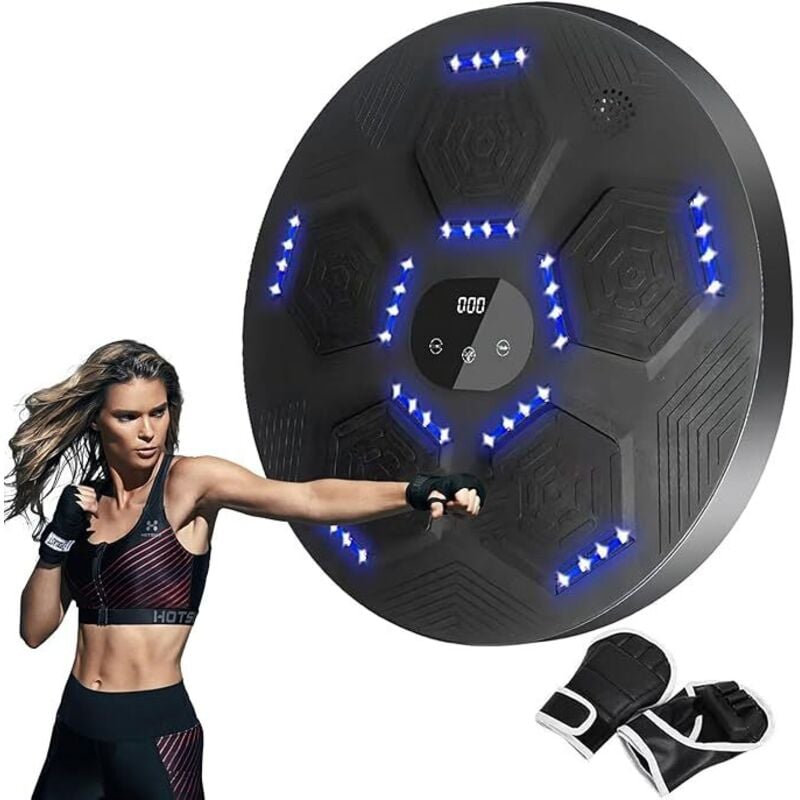 Elektronische Musik Boxmaschine, Bluetooth Boxing Machine, Musik-Box-Ziel-Workout-Maschine, Musik elektronische Boxen Wall Target Boxing Machine,