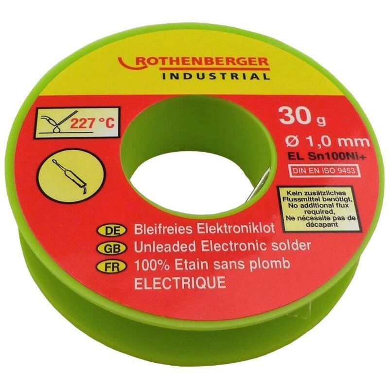 Elektronische Zinnspule 1 mm, 30 g. ROTHENBERGER ROTHENBERGER