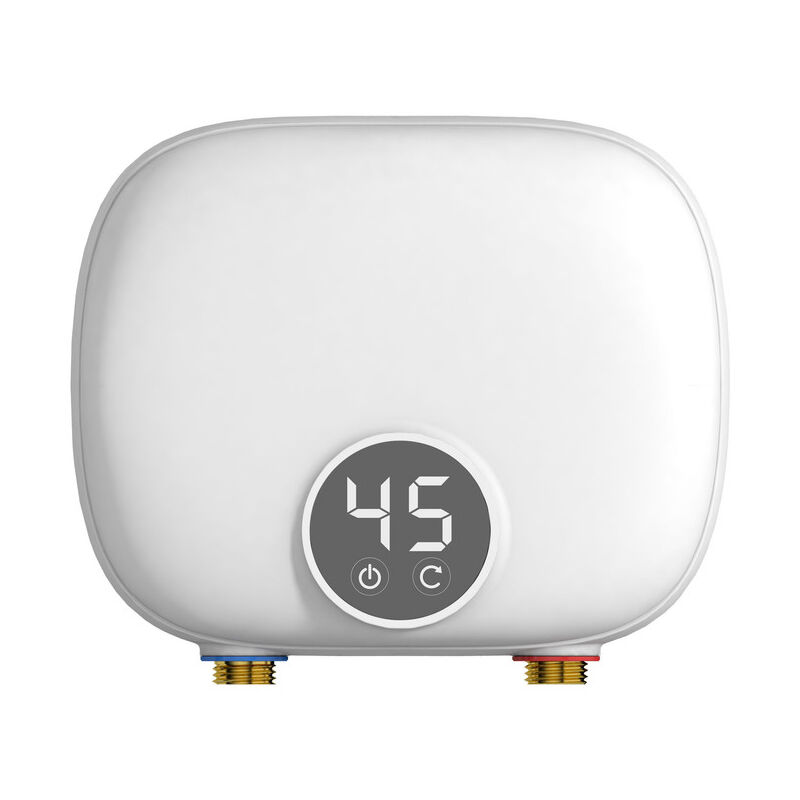 Elektronischer Durchlauferhitzer Küche 220v 5500W Warmwasserbereiter Elektrisch Instant Klein Durchlauferhitzer Dusche mit led Temperaturanzeige für