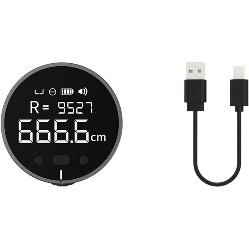 Elektronisches Maßband mit LCD-Display, 8-in-1 digitales elektronisches Lineal, Maßband mit LCD-Display, geringer Stromverbrauch für flache Kurven