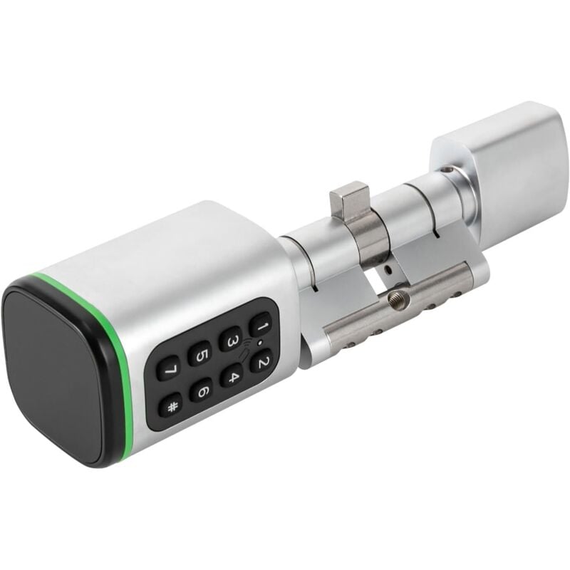 Elektronisches Türschloss mit Passwort, Smart Keycard, Handschlüssel und mobiler App, Smart Lock Elektronisches Schloss für Smart Home, mit