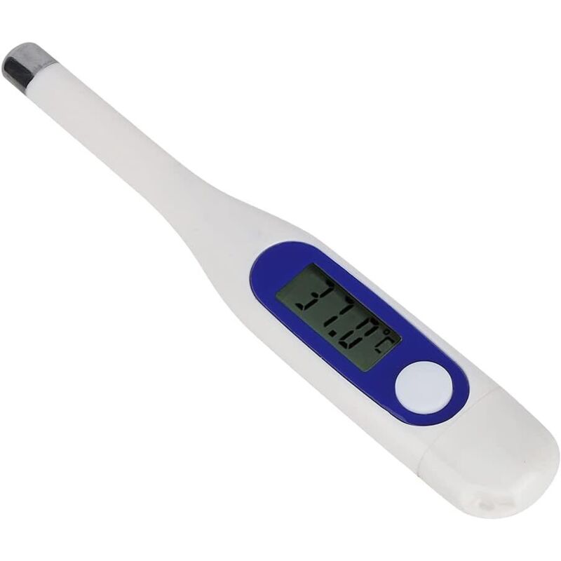 Elektronisches Veterinärthermometer, LCD-Digital-Tierthermometer für Rinder, Schafe, Pferde, Schweine, Garten-Ding, Geflügel-Ding, Plis