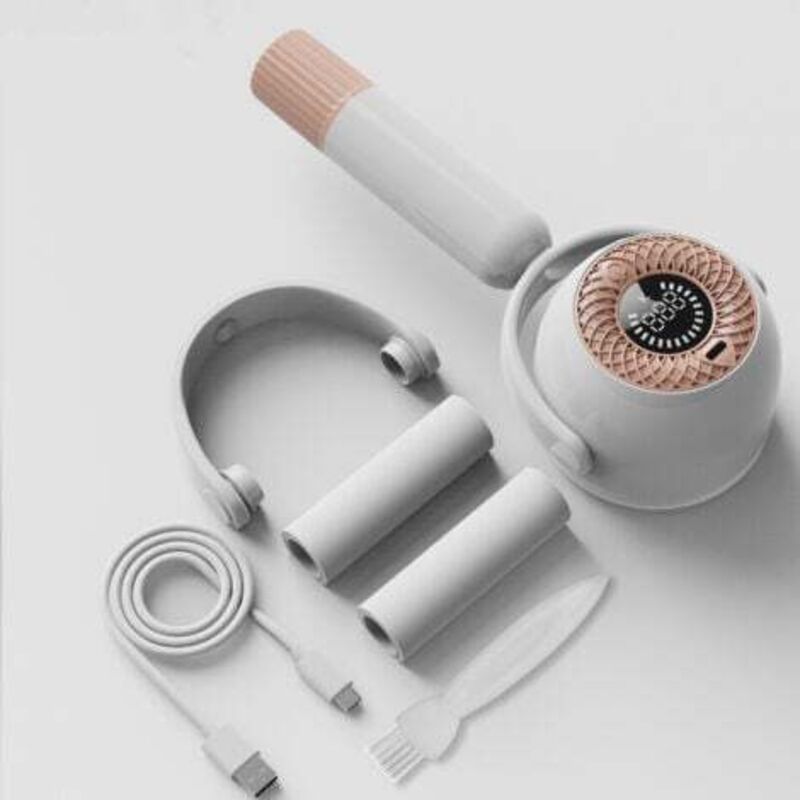 Elektrorasierer, 2 in 1, 3 einstellbare Leistungsstufen, elektrostatische Bürste, per usb wiederaufladbar, LED-Anzeigen, für verschiedene Textilien