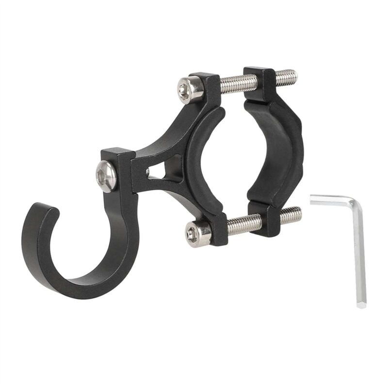 Elektroroller Zubehör Fahrradhaken Fahrradpedalaufbewahrung Vorne Schwarz