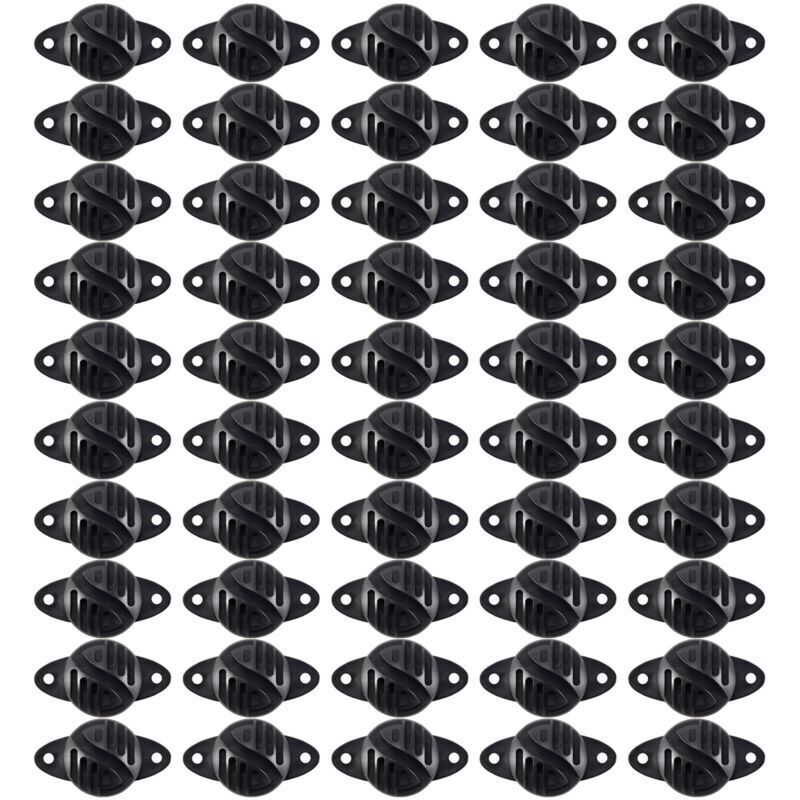 Elektrozaunisolator für Pferde und Rinder, halbkugelförmiges elektronisches Zubehör, 50 Stück