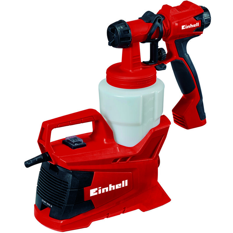 Elektrisches Farbsprühsystem tc-sy 600 s (600 w, halbstationar, mittelgroße bis große Arbeitsflächen, für Lacke und Lasuren) - Einhell