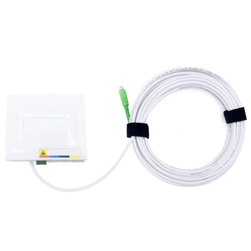 Elfcam - 30 m Verstärktes LWL-Kabel sc/apc auf sc/apc Simplex Monomode (Durchmesser: 4,0 mm), mit pto ausgestattet, Verlängerung zur Versetzung des