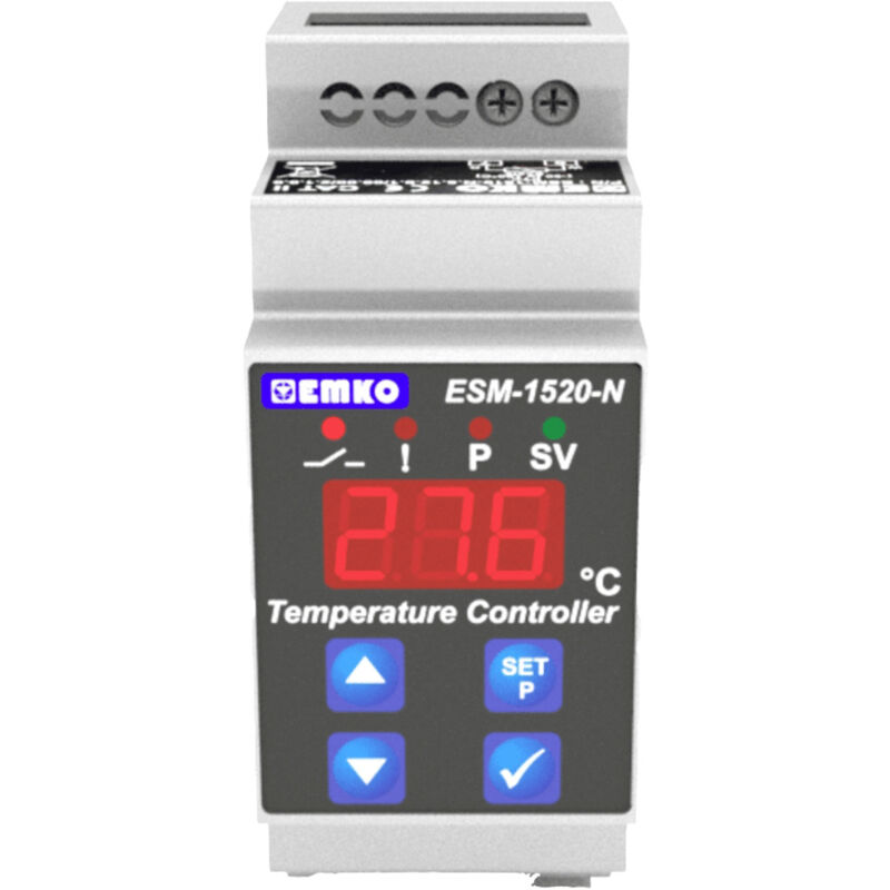 Emko - ESM-1520-N.5.10.0.2/01.00/2.0.0.0 2-Punkt und pid Regler Temperaturregler k 0 bis +999 °c Relai
