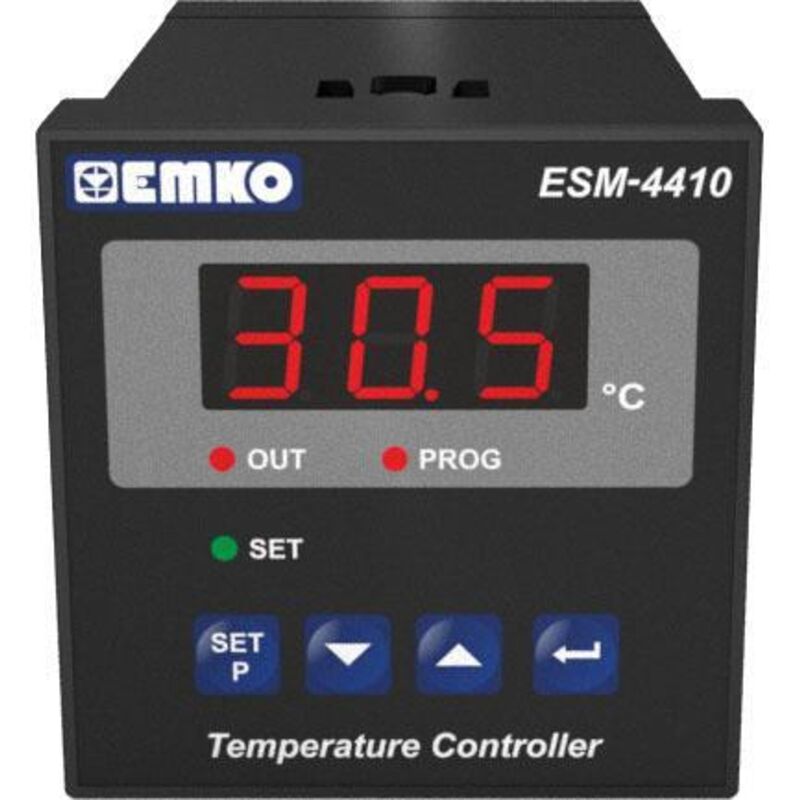 Emko ESM-4410.2.10.0.1/00.00/2.0.0.0 2-Punkt-Regler Temperaturregler K 0 bis 999 °C Relais 7 A (L x