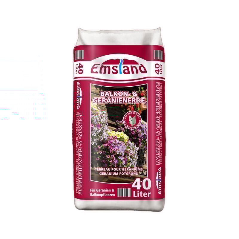 Stabilo - Emsland Geranien- & Balkonpflanzenerde 40L