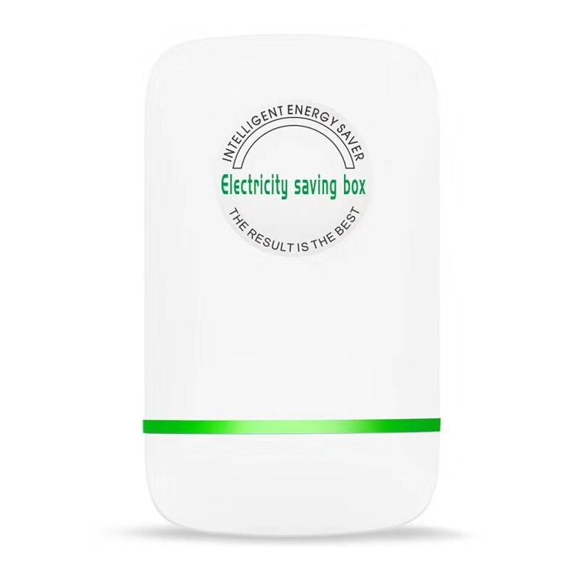 Energiesparer, 28000 w, echte Last, weiß, stabile Spannung, Energiesparbox, flammhemmender, langlebiger ABS-Innenraum (EU-Stecker 90 bis 250 v)