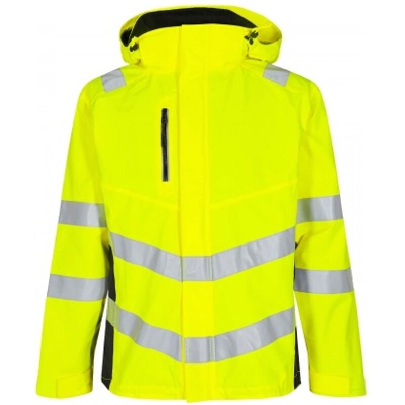 ENGEL Warnschutz Shell Jacke Safety 1146-930-3820 Gr. XL gelb/schwarz