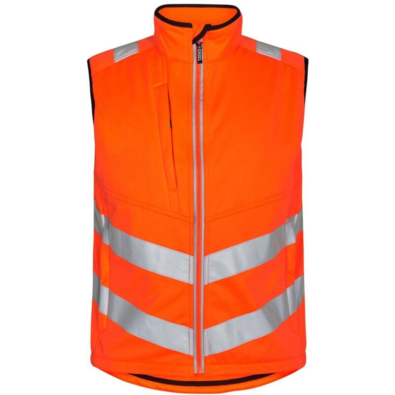 Engel - Warnschutz Softshell Weste Safety 5156-237 Gr. l orange