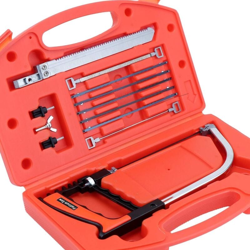 12-teiliges Metallsägen-Set für Holz, Fliesen, Bogensägen, 12 Zoll, Holzbearbeitungswerkzeuge für Kunststoff, Glas, Fliesen, Metall, Keramik