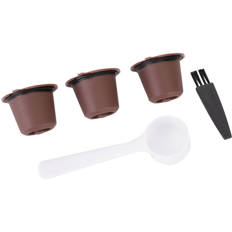 Eosnow - 3Pcs Haushalt Wiederverwendbare Kaffee Kapseln Filter Nachfüllbare Tasse Fit für Nespres (Kaffee)