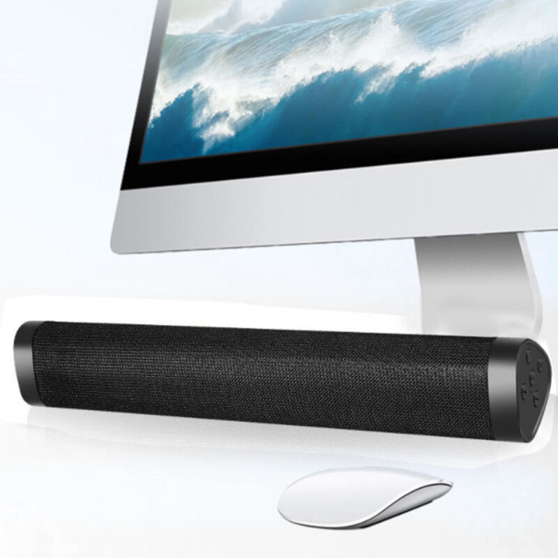 Eosnow Bluetooth -Lautsprecher Wireless Subwoofer Soundbar Surround Stereo Computer für Home Black